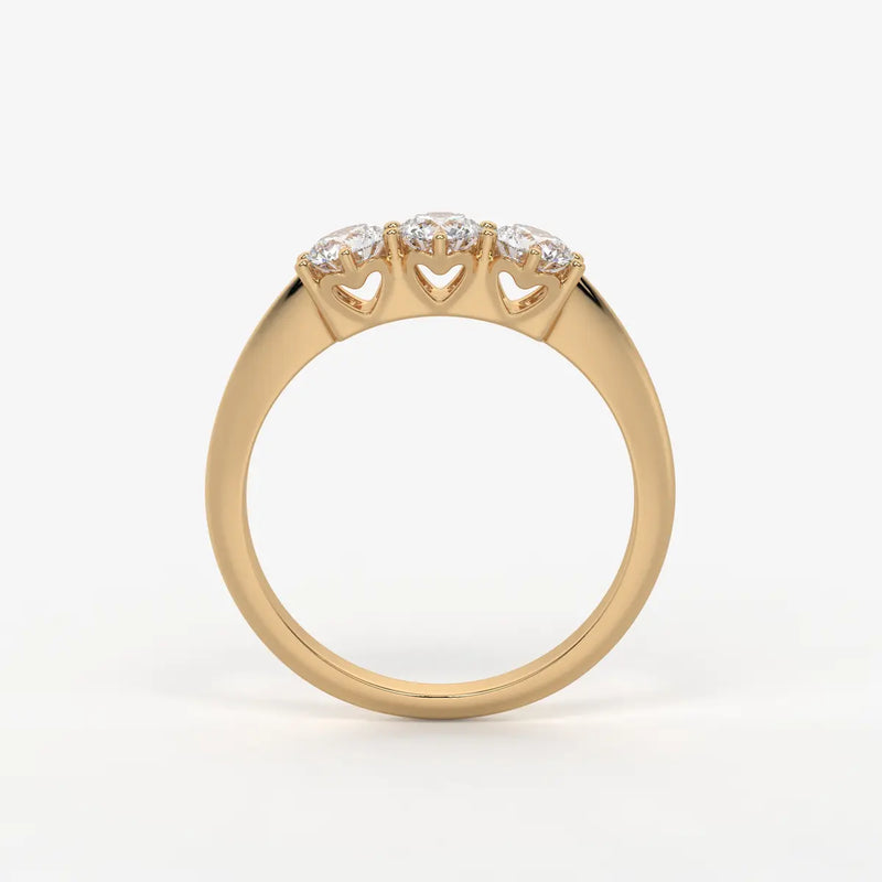Celestia Regal Trinity Diamond Ring
