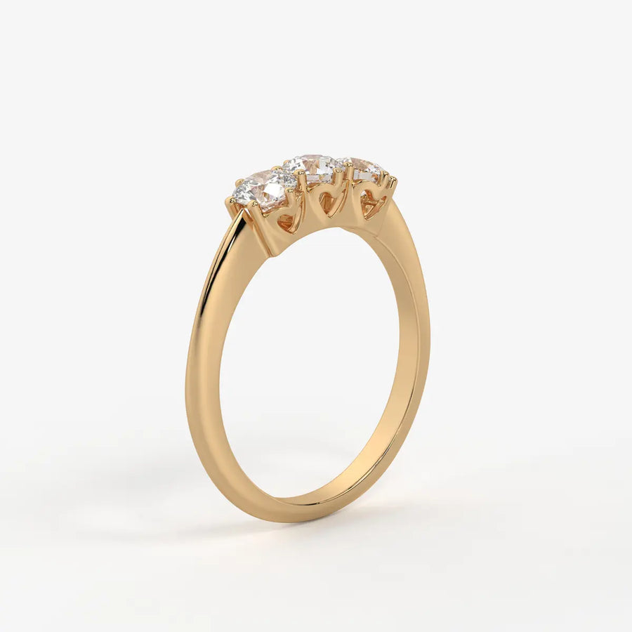 Celestia Regal Trinity Diamond Ring