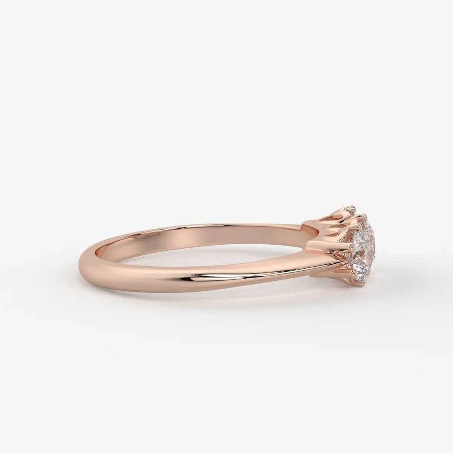 Celestia Regal Trinity Diamond Ring