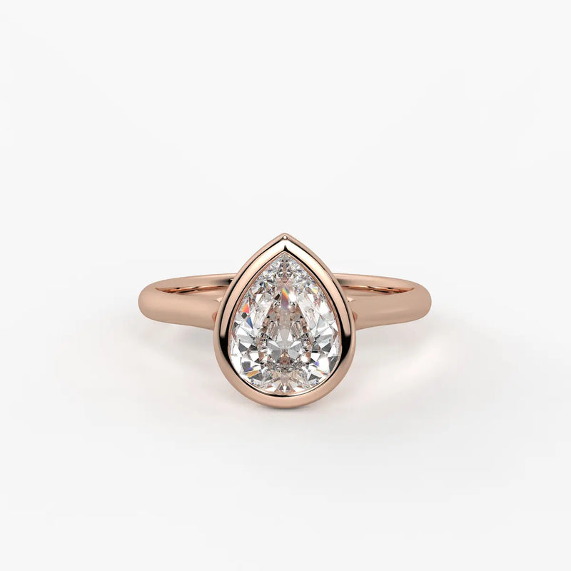 Peara Gleam Solitaire Ring