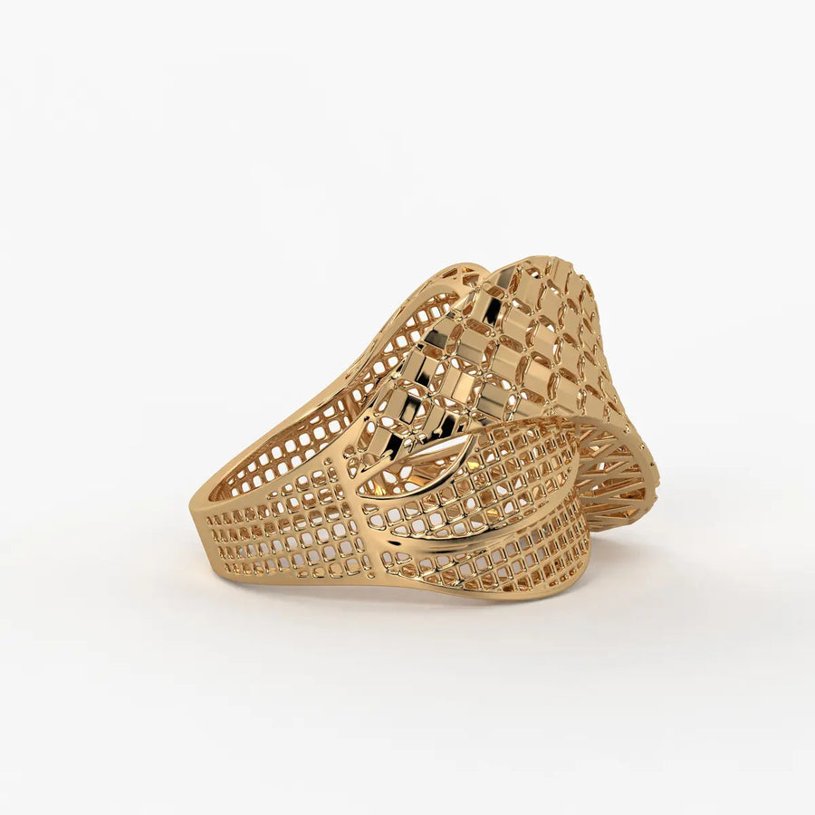 Zenvira Interlace Crest Ring
