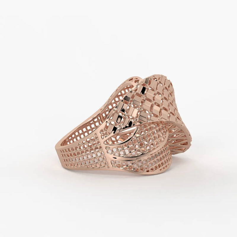 Zenvira Interlace Crest Ring