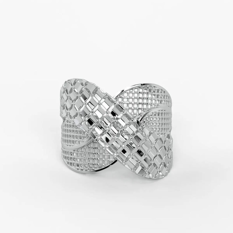 Zenvira Interlace Crest Ring