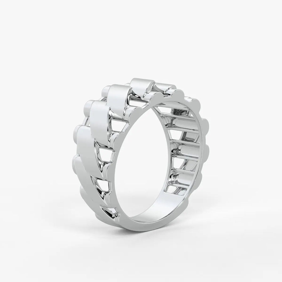 Roventra Slash Link Ring