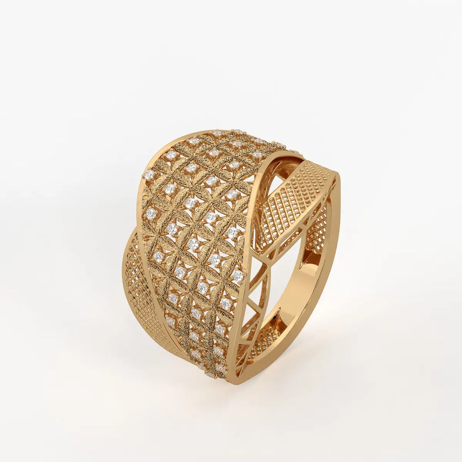 Florvexa Radiant Weave Ring