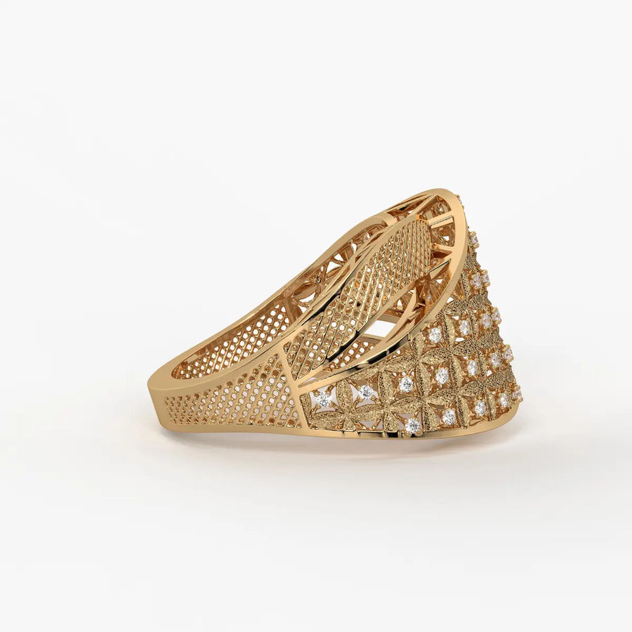 Florvexa Radiant Weave Ring