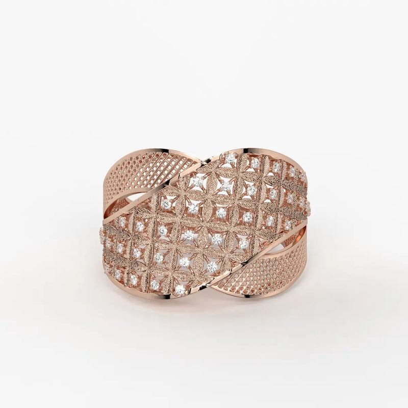 Florvexa Radiant Weave Ring