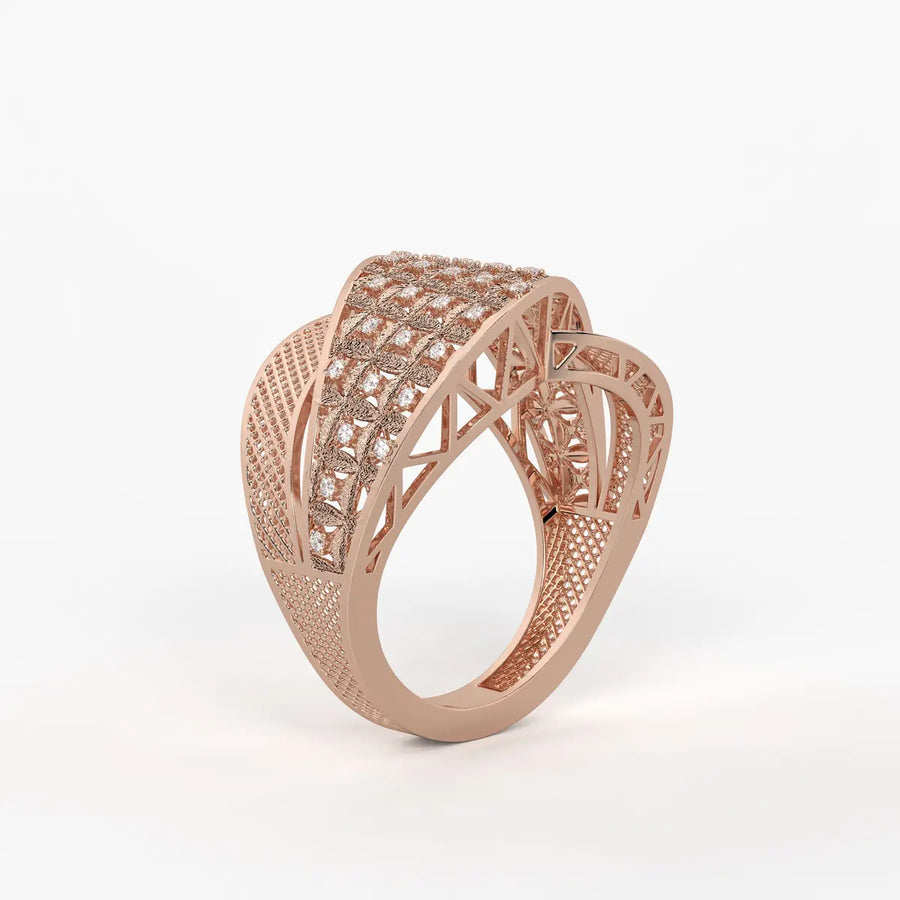 Florvexa Radiant Weave Ring