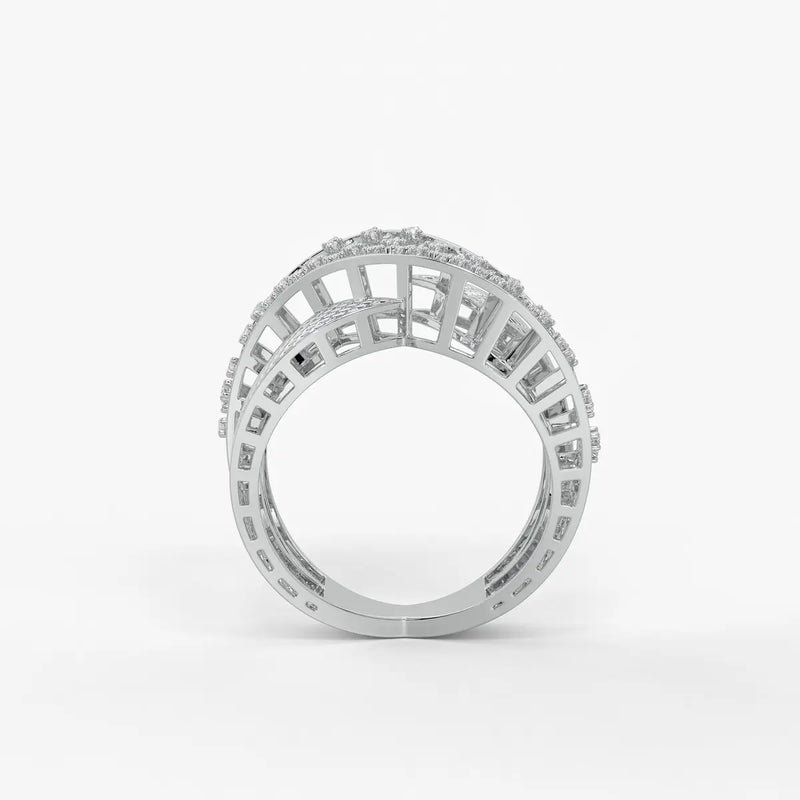 Crisselle Spark Mesh Ring
