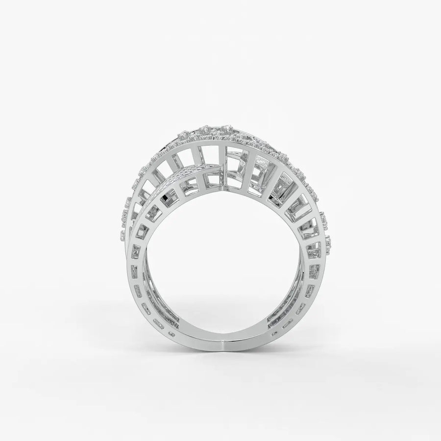 Crisselle Spark Mesh Ring