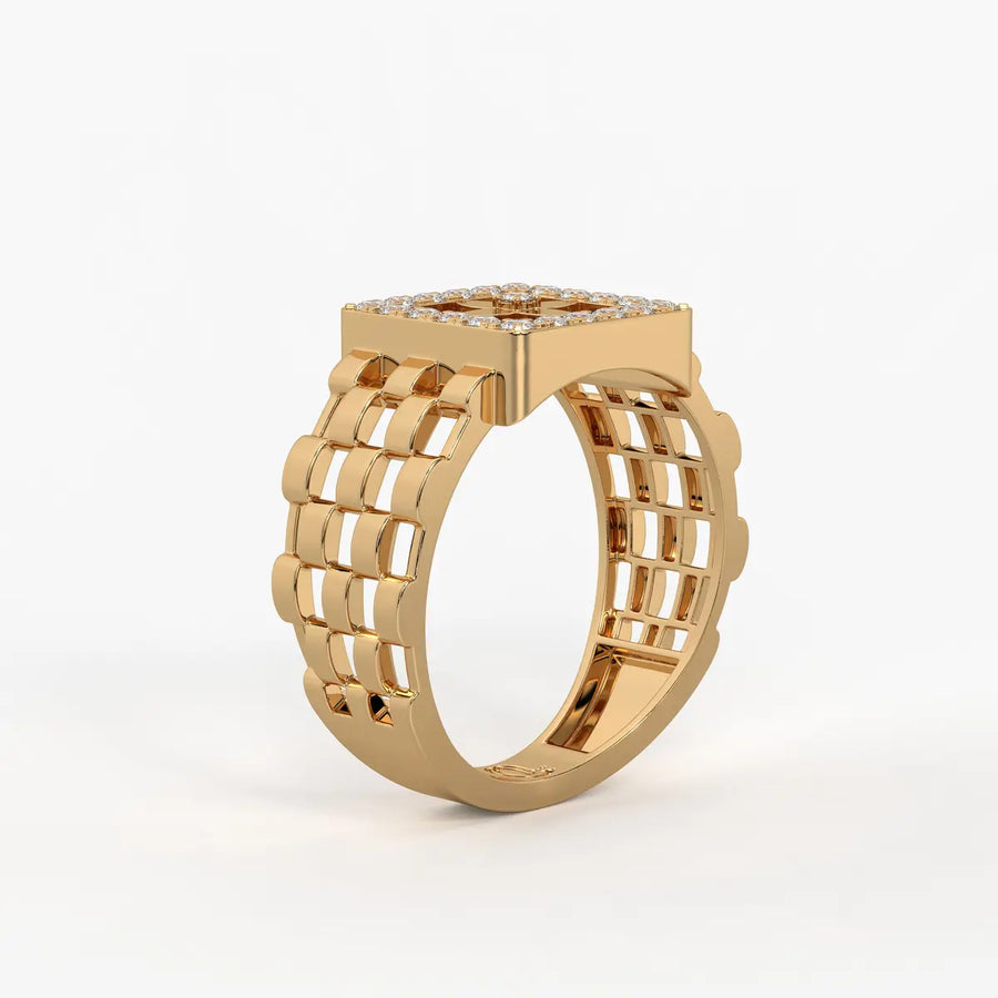 Velmora Loom Diamond Statement Ring