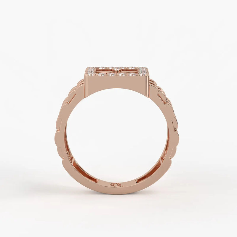 Velmora Loom Diamond Statement Ring
