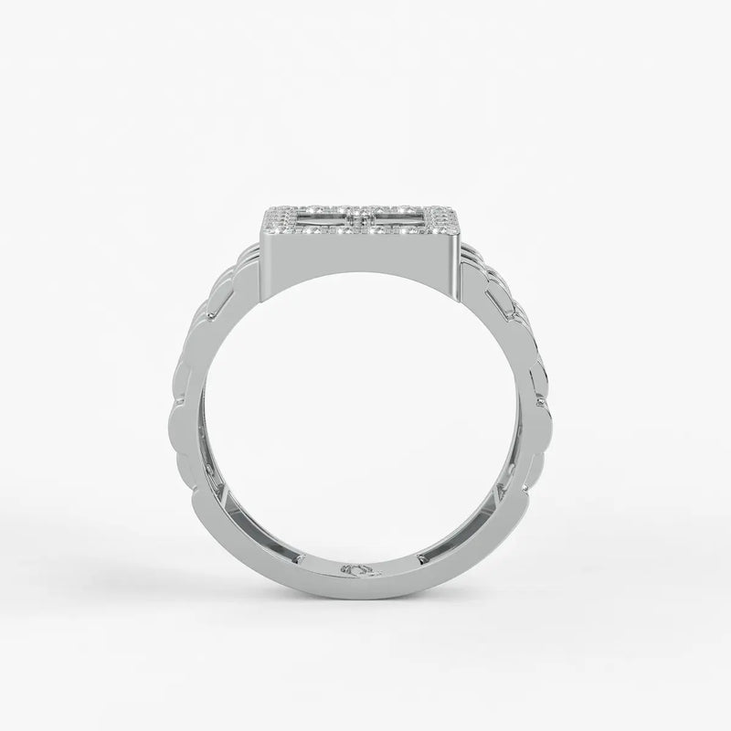Velmora Loom Diamond Statement Ring