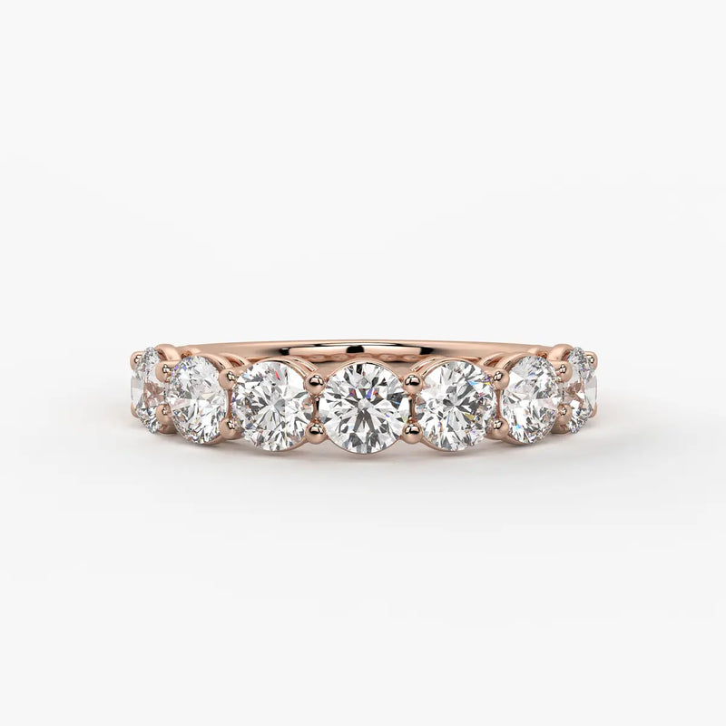 Orvienne Round Diamond Flow Band