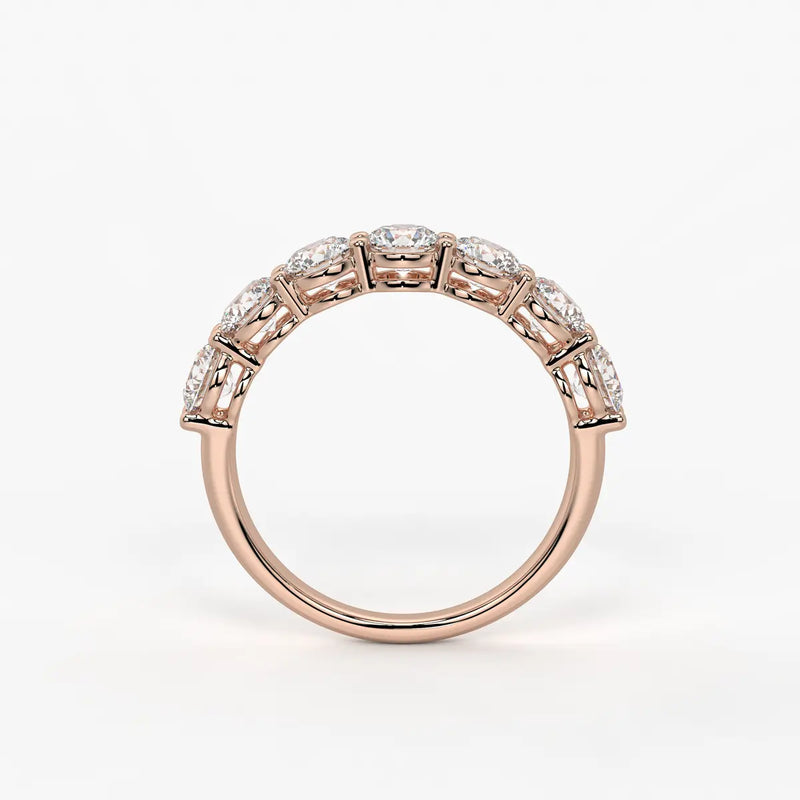 Orvienne Round Diamond Flow Band