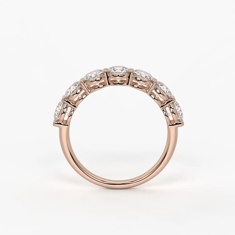 Orvienne Round Diamond Flow Band