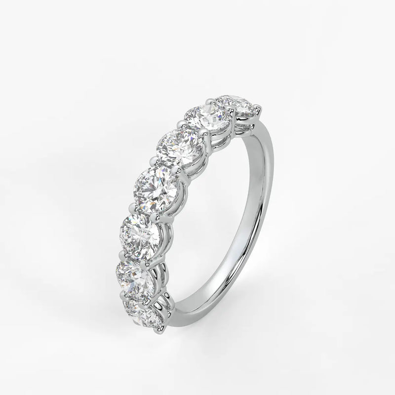 Orvienne Round Diamond Flow Band