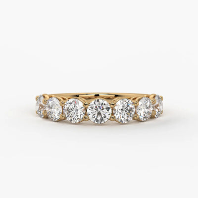 Orvienne Round Diamond Flow Band
