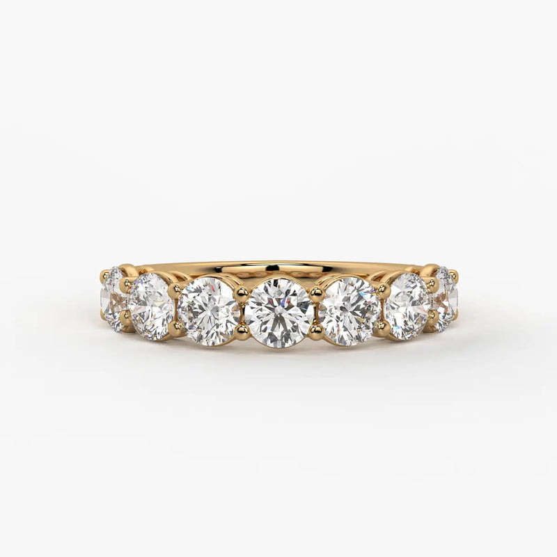 Orvienne Round Diamond Flow Band