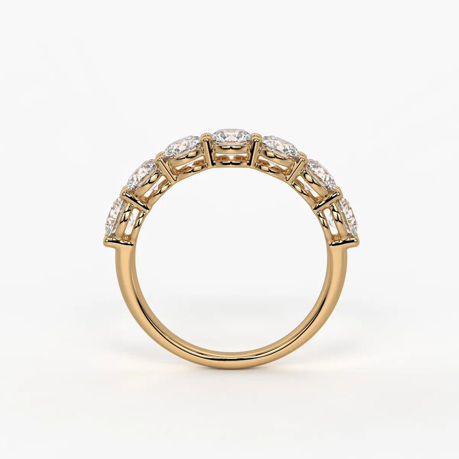 Orvienne Round Diamond Flow Band