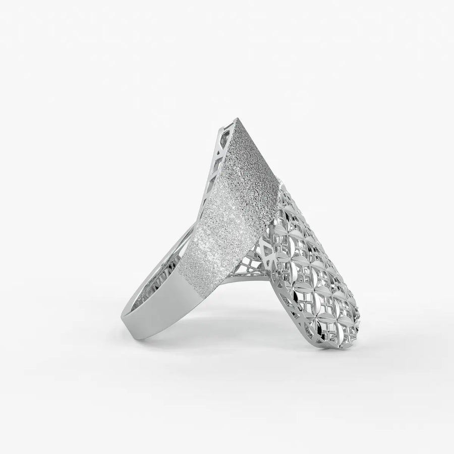 Ornixa Veil Weave Statement Ring