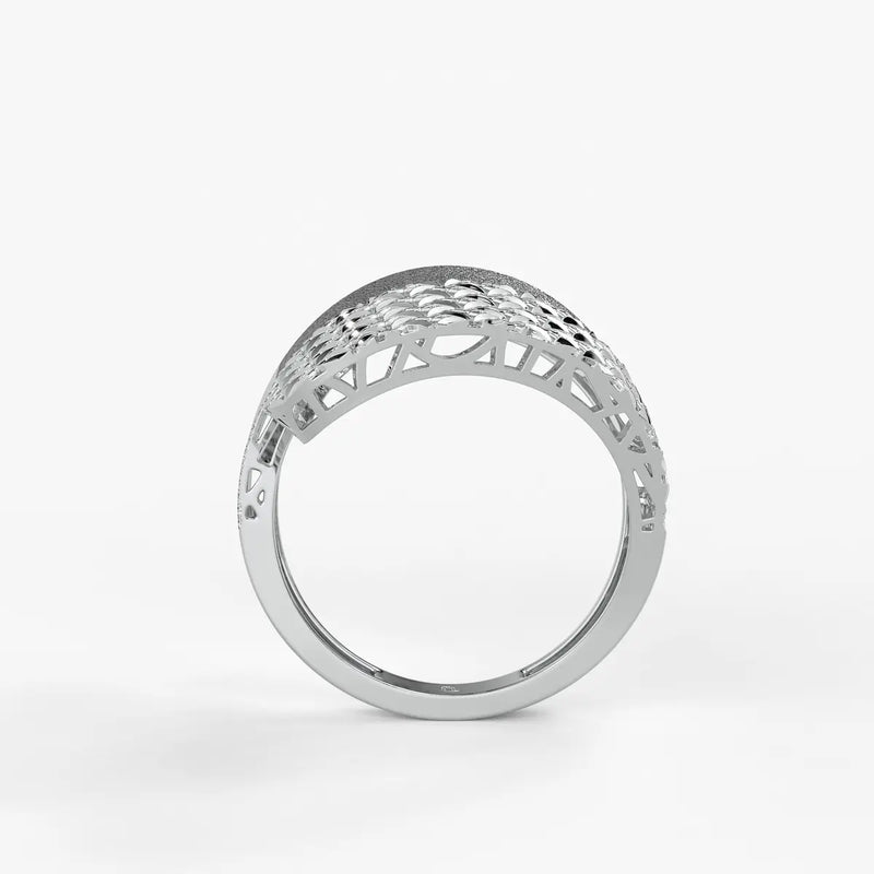 Ornixa Veil Weave Statement Ring