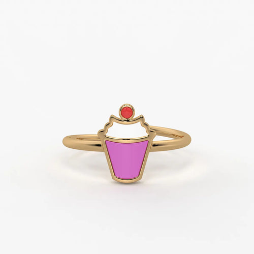 Sugar Swirl Cupcake Delight Ring