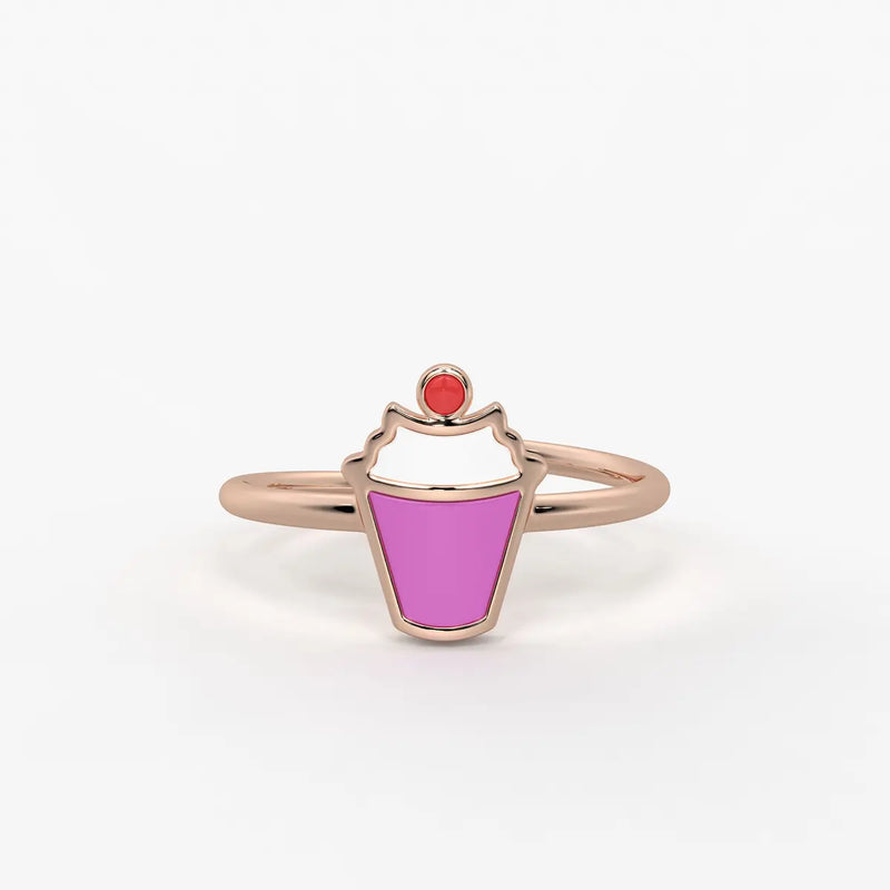 Sugar Swirl Cupcake Delight Ring