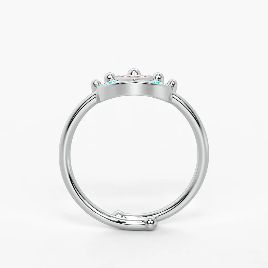 Royal Heart Princess Crown Ring