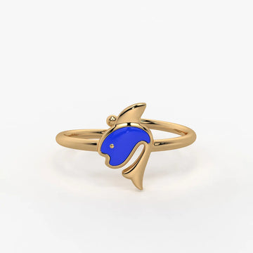 Ocean Joy Dolphin Splash Ring
