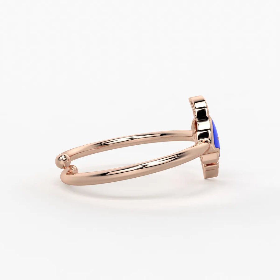 Ocean Joy Dolphin Splash Ring