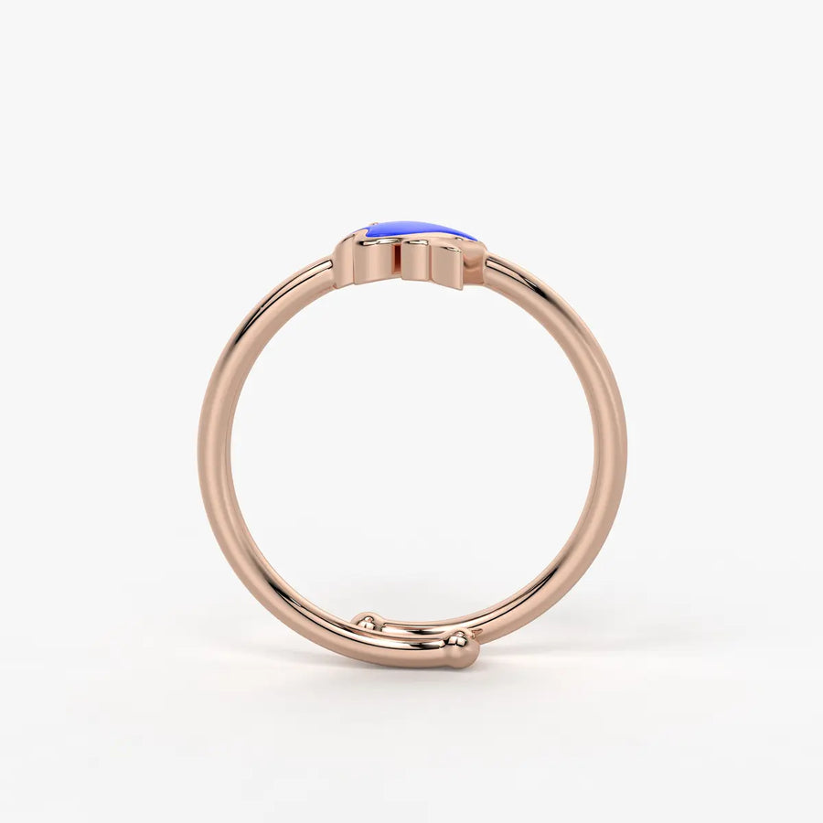 Ocean Joy Dolphin Splash Ring