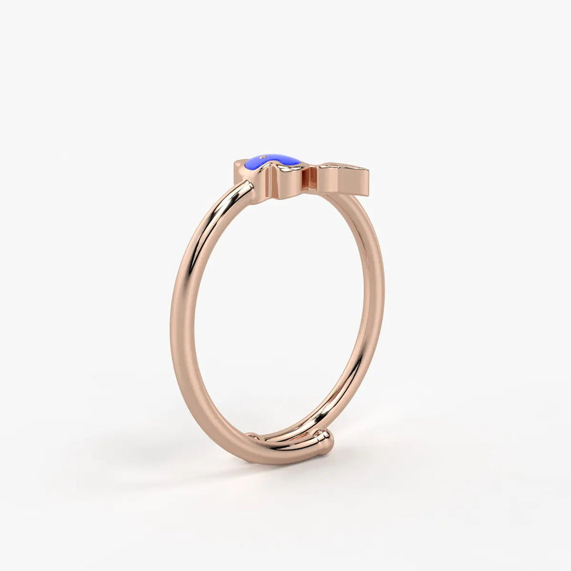 Ocean Joy Dolphin Splash Ring