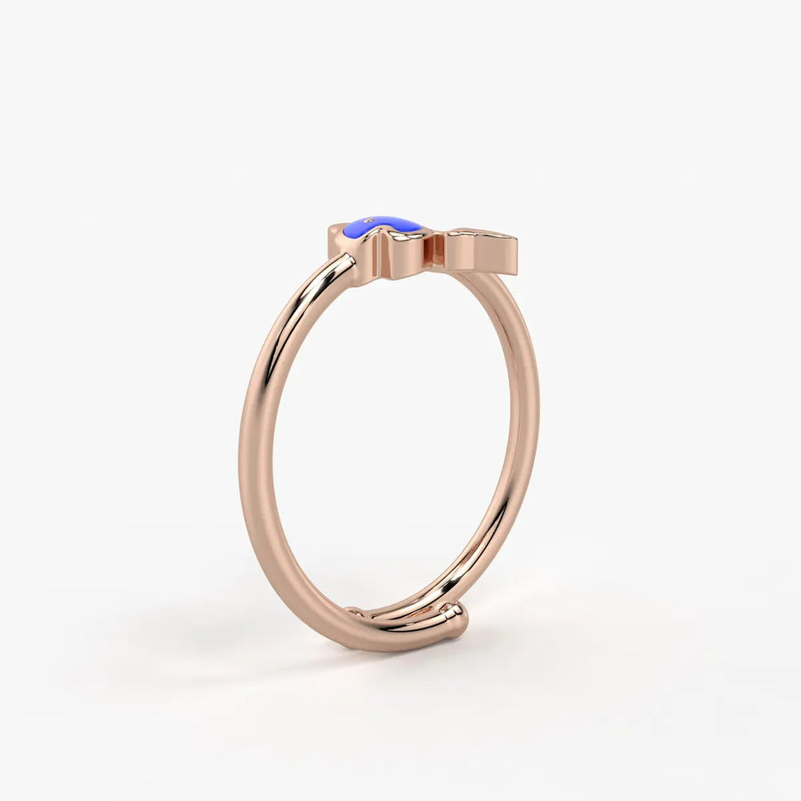 Ocean Joy Dolphin Splash Ring