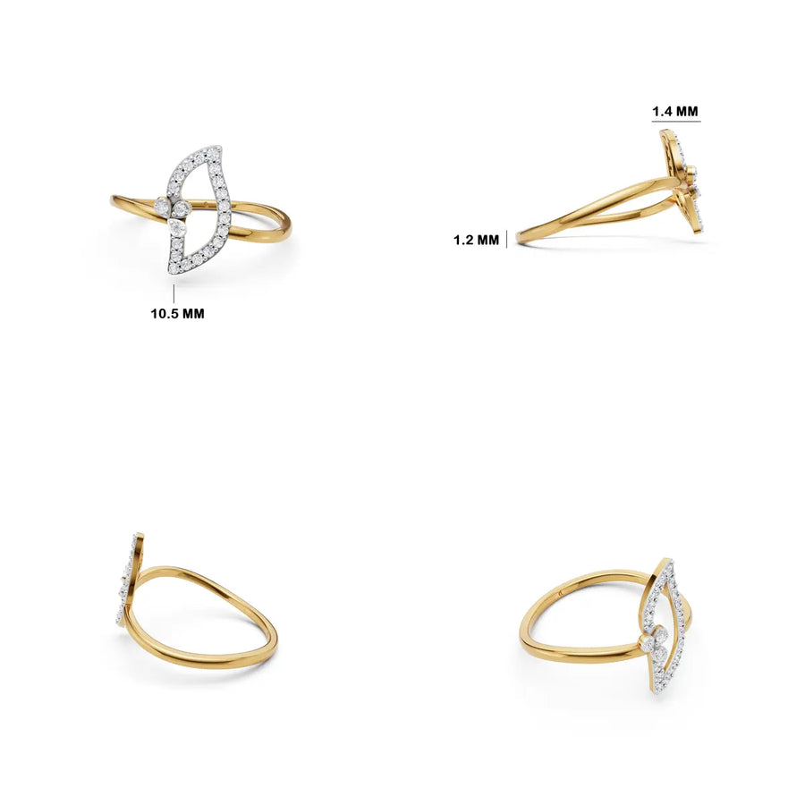Seraphine Arc Diamond Ring