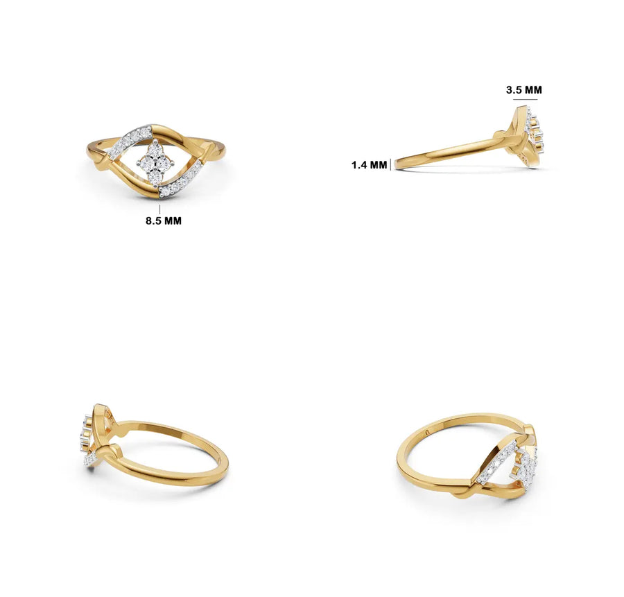Mystic Eye Diamond Ring