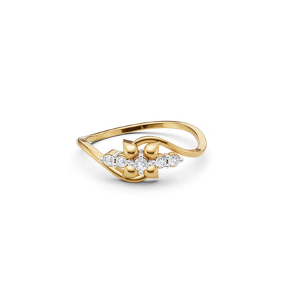 Rosalyn Lattice Charm Stone Ring