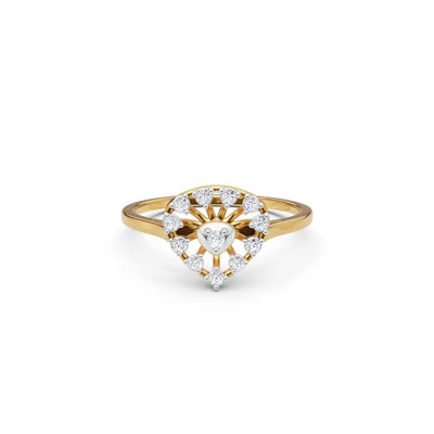 Cavielle Heartglow Ring