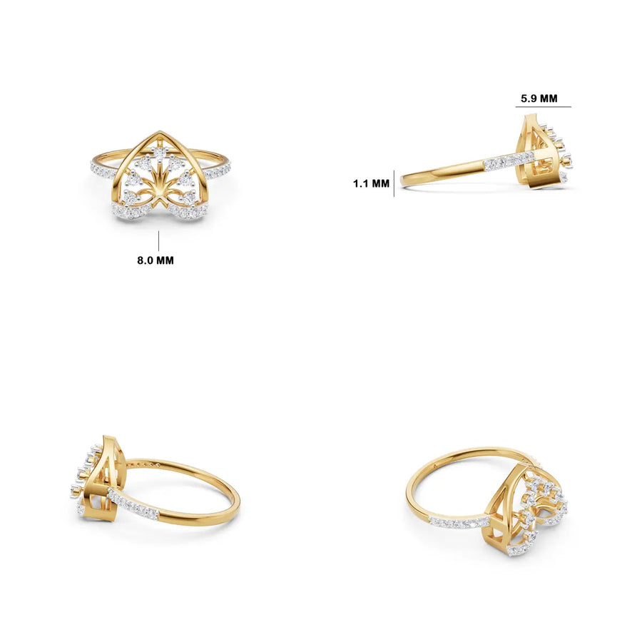 Elaris Petaline Diamond Ring