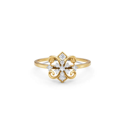Zarelle Floral Majesty Diamond Ring