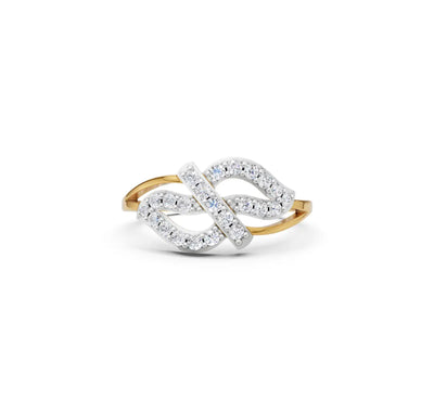 Rhea Wave Diamond Ring