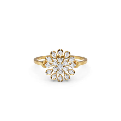 Zarelle Ornate Cluster Diamond Ring
