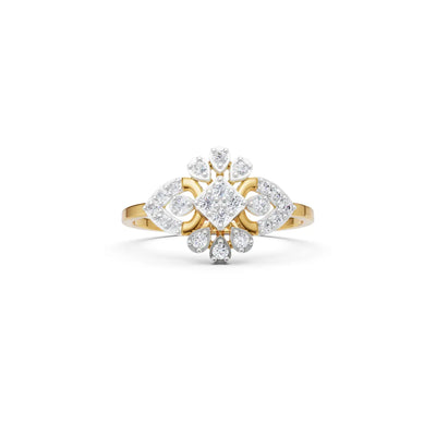 Seraphina Ornate Floral Diamond Ring