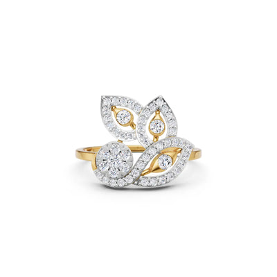 Lunara Quartet Gleam Diamond Ring