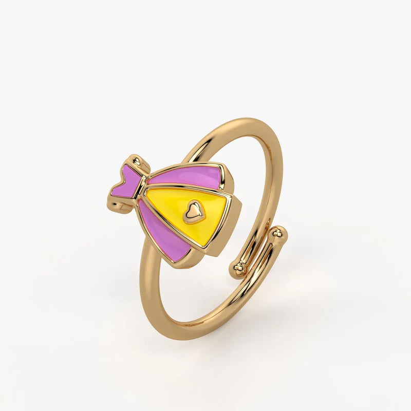 Sweetheart Princess Dress Adjustable Ring