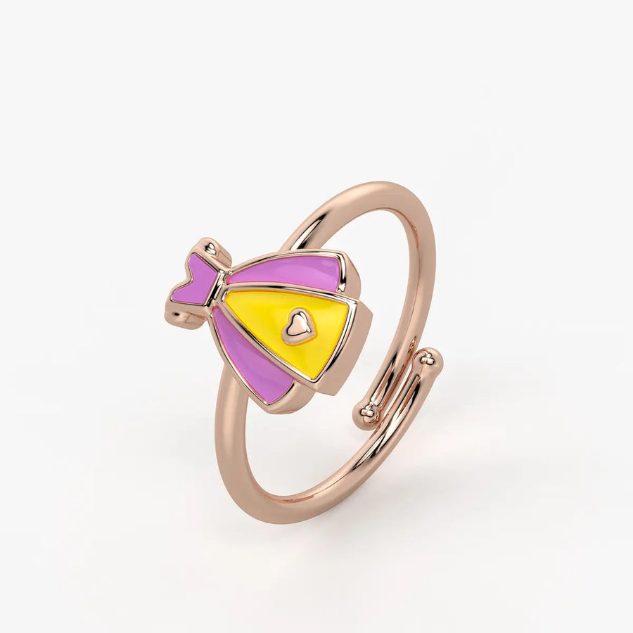 Sweetheart Princess Dress Adjustable Ring