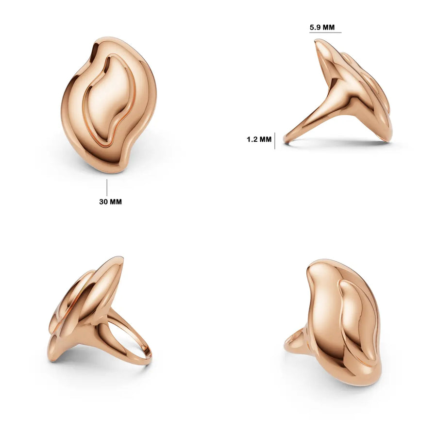 Marovelle Contour Flame Ring