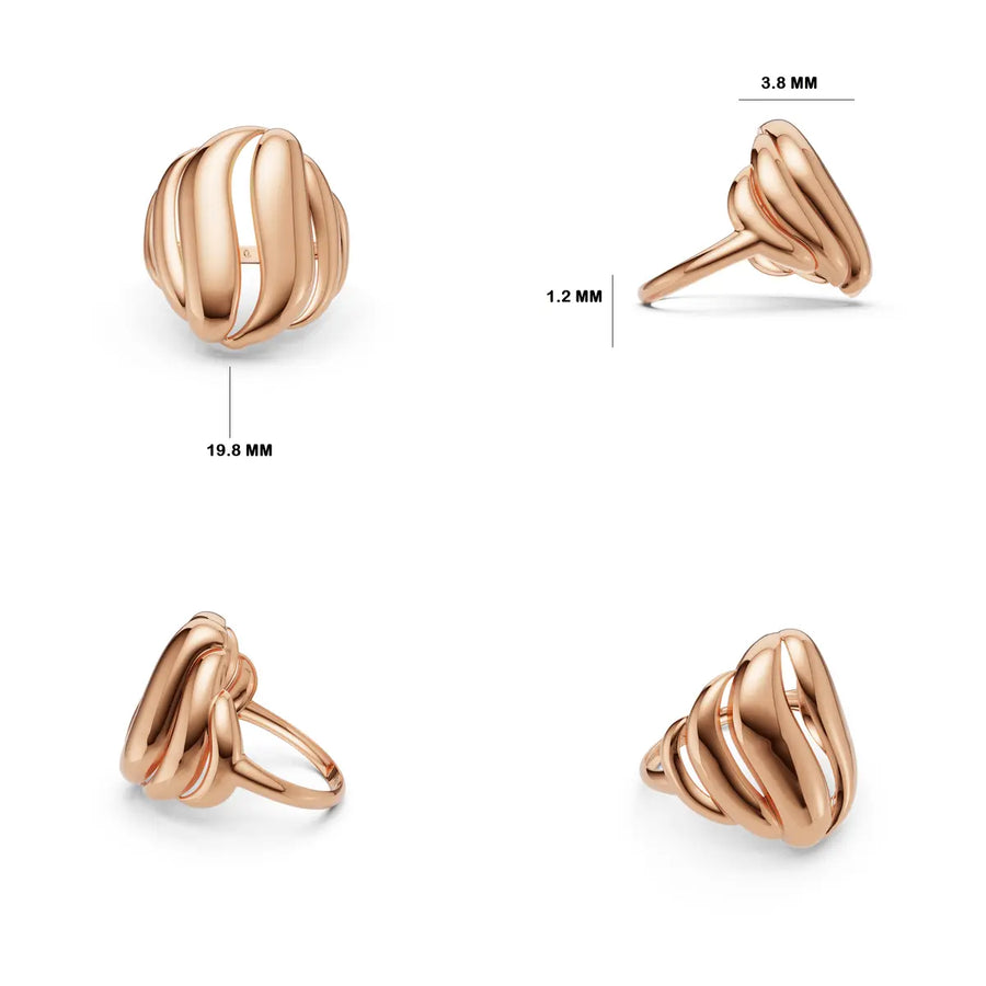 Velisara Draped Ribbon Ring