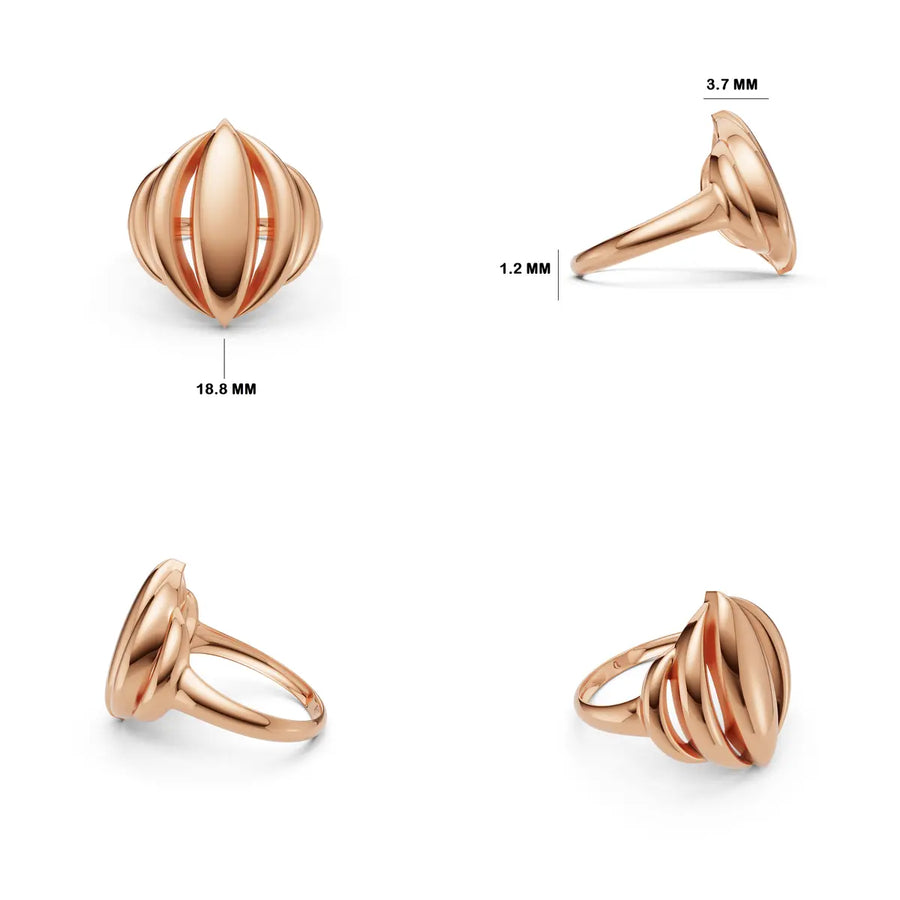 Orelisse Bloom Shell Ring