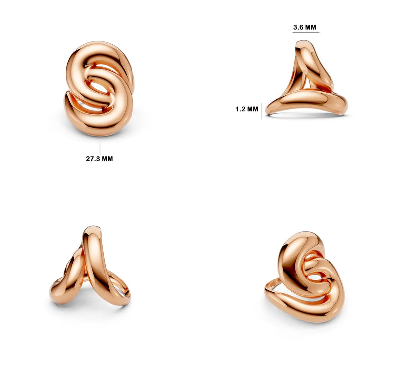 Lunivra Twin Arc Ring